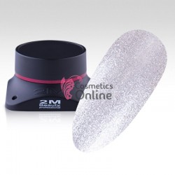 Gel UV 2M Beauty - color NF 23 argintiu cu sclipici 5 g, fara fixare